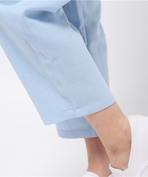 mystic（ミスティック）の「ワイドタックロングPT（その他パンツ・レディース・ブラック/サックスブルー/ネイビー/ベージュ/ブルー・ﾌﾘ-）」の7枚目の写真