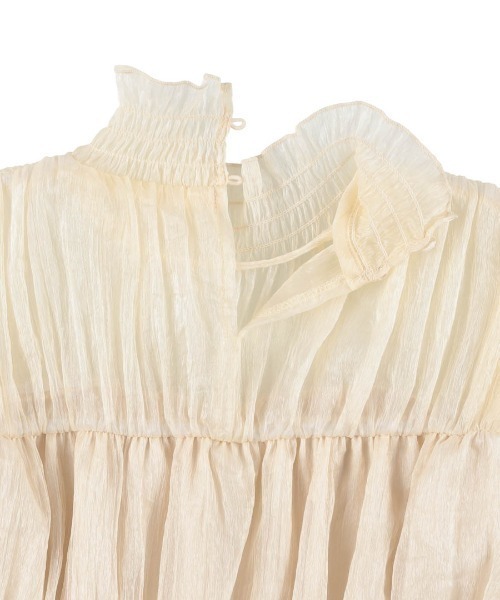 MIRO AMURETTE（ミロアミュレット）の「pale lady chiffon blouse（シャツ/ブラウス・レディース・ナチュラル・FREE）」の17枚目の写真