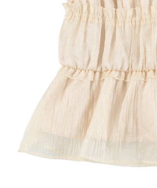 MIRO AMURETTE（ミロアミュレット）の「pale lady chiffon blouse（シャツ/ブラウス・レディース・ナチュラル・FREE）」の20枚目の写真