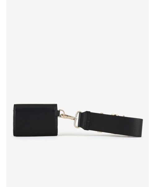 ARMANI EXCHANGE（アルマーニエクスチェンジ）の「【A|X アルマーニ エクスチェンジ】A|Xロゴストラップ　フラップカードホルダー（カードケース・レディース・ピンク/ブラック・FREE）」の10枚目の写真