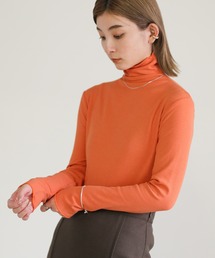 select MOCA（セレクトモカ）の「裏起毛リブハイネックメロウプルオーバー（Tシャツ/カットソー）」