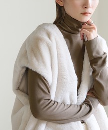 select MOCA | 2022 AW 裏起毛リブハイネックメロウプルオーバー(Tシャツ/カットソー)