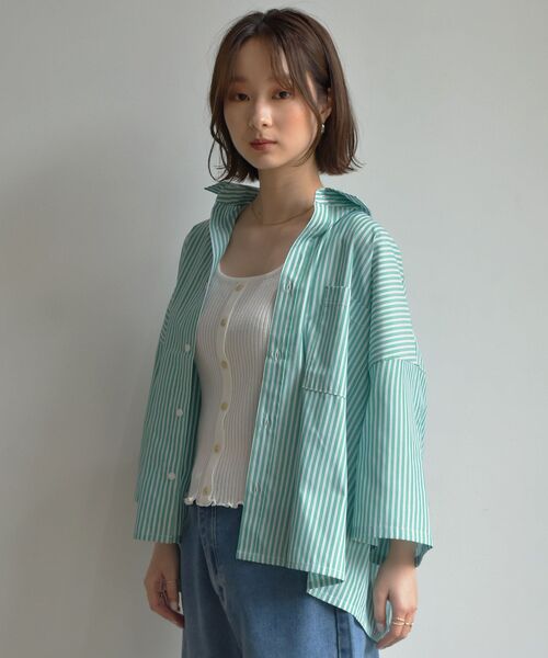 RETRO GIRL（レトロガール）の「アソート半袖SH（シャツ/ブラウス・レディース・オフホワイト/ピンク/グリーン系その他/ブルー系その他・FREE）」の21枚目の写真