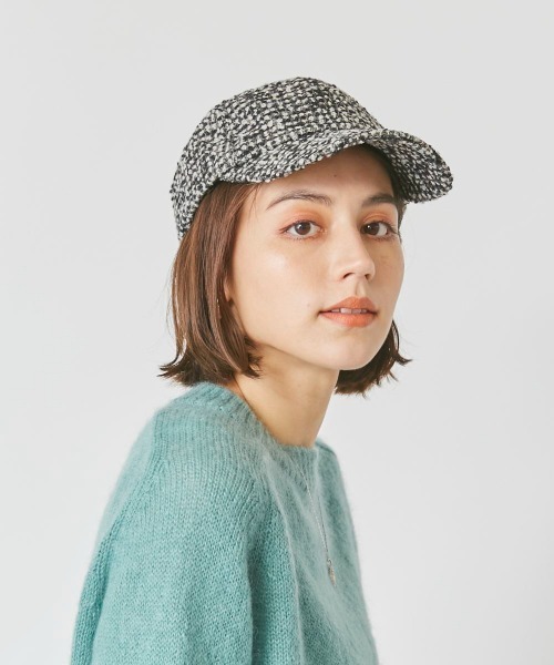 Chapeau d' O Ring Tweed Cap（キャップ）｜Chapeau d' O