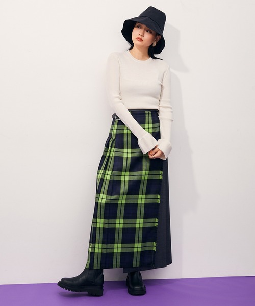 ADAM ET ROPE'（アダムエロペ）の「〈追加〉トラックソールストレッチブーツ（ブーツ・レディース・ブラック/ホワイト・38/37/39/36）」の14枚目の写真