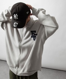 ZIP FIVE | 【GOOD EDDY】11o.zバックロゴフルジップスウェットジャケット/ヘビーウェイトフロント刺繍ブルゾン(スウェット)
