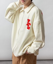 ZIP FIVE | 【GOOD EDDY】11o.zバックロゴフルジップスウェットジャケット/ヘビーウェイトフロント刺繍ブルゾン(スウェット)