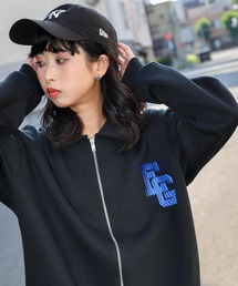 ZIP FIVE | 【GOOD EDDY】11o.zバックロゴフルジップスウェットジャケット/ヘビーウェイトフロント刺繍ブルゾン(スウェット)