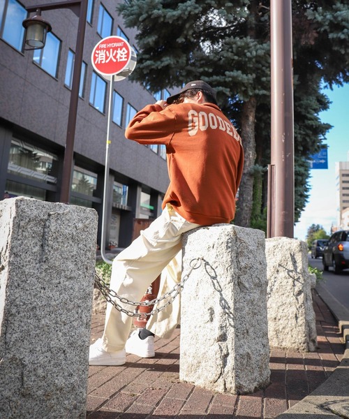 ZIP FIVE(ジップファイブ)の「【ZIP FIVE】【e.g.】オーバーサイズフリースハーフジッププルオーバー ワンポイント刺繍スウェット トラックジャケット(スウェット・レディース・ブラック/ネイビー/ブラウン/アイボリー/杢グレー・MEDIUM/LARGE/X-LARGE)」の18枚目の写真