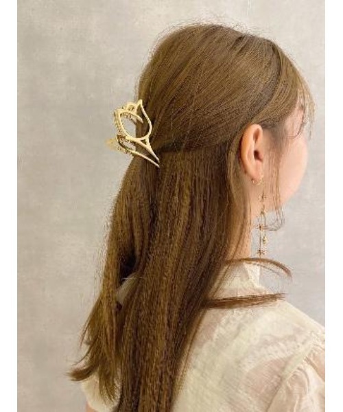 flower(フラワー)の「オーチューリップクリップ(バレッタ/ヘアクリップ・レディース・ゴールド・FREE)」の6枚目の写真