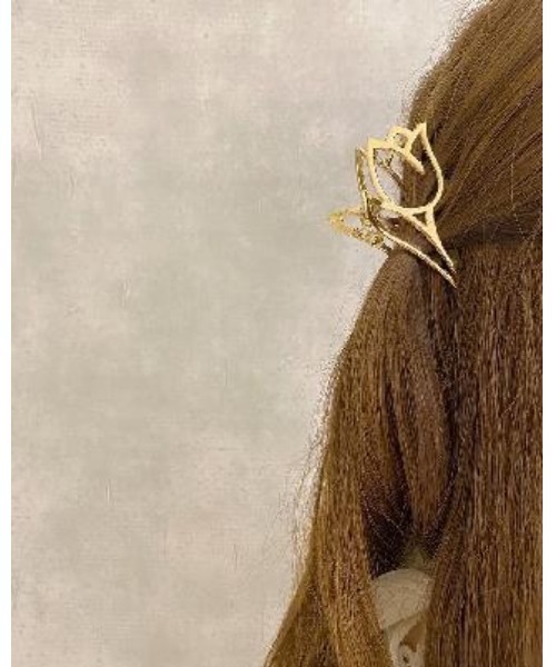 flower(フラワー)の「オーチューリップクリップ(バレッタ/ヘアクリップ・レディース・ゴールド・FREE)」の7枚目の写真