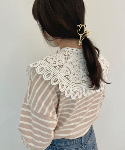 flower(フラワー)の「オーチューリップクリップ(バレッタ/ヘアクリップ・レディース・ゴールド・FREE)」の17枚目の写真