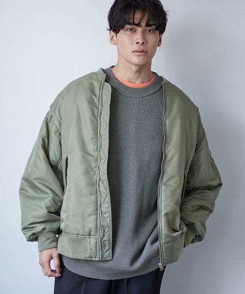 LOWRYS FARM（ローリーズファーム）の「アゼモックボリュームニット　345125（ニット/セーター・メンズ・ブラウン/グレー/ピンク・MEDIUM/LARGE）」の5枚目の写真