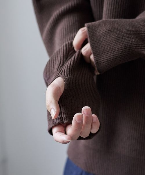 LOWRYS FARM（ローリーズファーム）の「アゼモックボリュームニット　345125（ニット/セーター・メンズ・ブラウン/グレー/ピンク・MEDIUM/LARGE）」の10枚目の写真