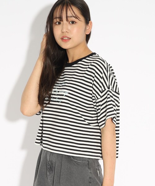 セール チャームカットゆるtシャツ Tシャツ カットソー Pink Latte ピンクラテ のファッション通販 Zozotown