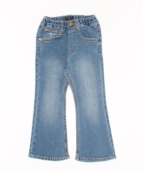 Daddy Oh Daddy（ダディーオーダディー）の「ストレッチデニムフレアパンツ（デニムパンツ・キッズ・ネイビー/ブルー・100/110/120/130/140）」の2枚目の写真