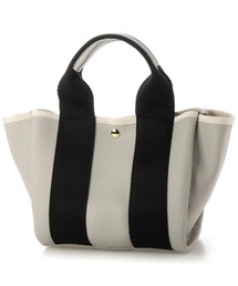 カシュカシュ cachecache / ショルダー付き2wayテープトートバッグS