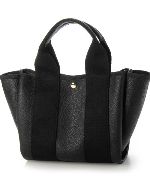 cache cache(カシュ カシュ)の「カシュカシュ cachecache / ショルダー付き2wayテープトートバッグS(トートバッグ・レディース・ブラック/ベージュ/グレー/アイボリー/ベージュ系その他・FREE)」の13枚目の写真