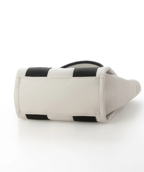 cache cache(カシュ カシュ)の「カシュカシュ cachecache / ショルダー付き2wayテープトートバッグS(トートバッグ・レディース・ブラック/ベージュ/グレー/アイボリー/ベージュ系その他・FREE)」の8枚目の写真