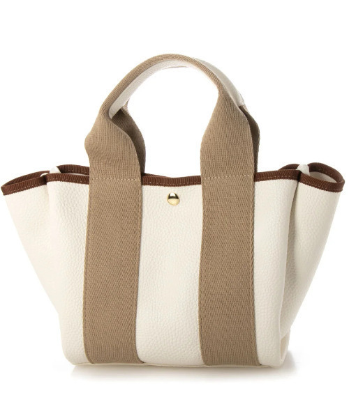 cache cache(カシュ カシュ)の「カシュカシュ cachecache / ショルダー付き2wayテープトートバッグS(トートバッグ・レディース・ブラック/ベージュ/グレー/アイボリー/ベージュ系その他・FREE)」の20枚目の写真