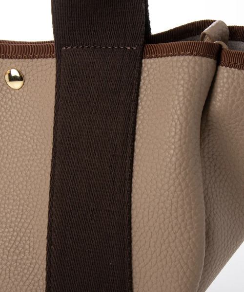 cache cache(カシュ カシュ)の「カシュカシュ cachecache / ショルダー付き2wayテープトートバッグS(トートバッグ・レディース・ブラック/ベージュ/グレー/アイボリー/ベージュ系その他・FREE)」の21枚目の写真