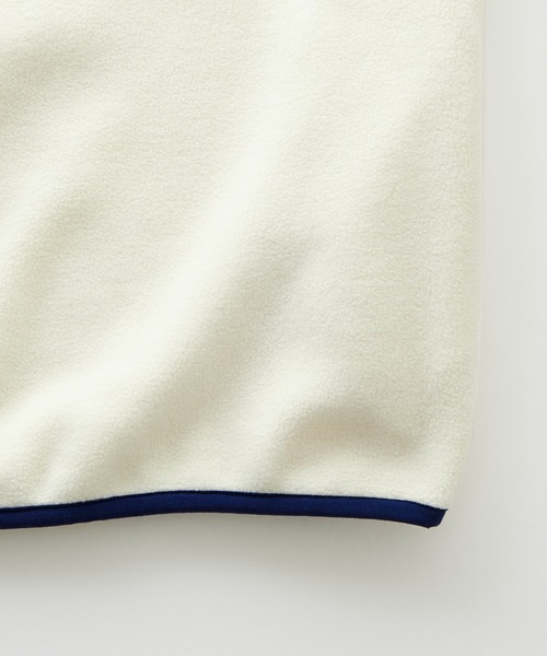 U.S. POLO ASSN.（ユーエスポロアッスン）の「U.S. POLO ASSN. / ユーエスポロアッスン 別注 ワンポイント刺繍 ビッグシルエットスナップボタンフリースプルオーバー（スウェット・レディース・ブルー/ブラック/パープル/アイボリー/グレイッシュベージュ/グリーン/ブラック系/オリーブ/オレンジ・M/L）」の17枚目の写真