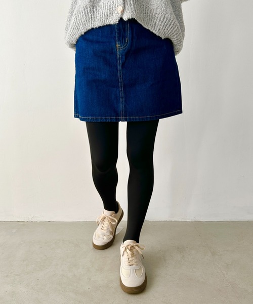 CLEA(クレア)の「裏起毛あったか着圧防寒厚手タイツ(タイツ/ストッキング・レディース・ブラック/ベージュ・FREE)」の6枚目の写真