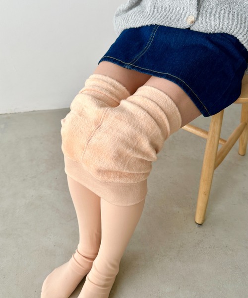 CLEA(クレア)の「裏起毛あったか着圧防寒厚手タイツ(タイツ/ストッキング・レディース・ブラック/ベージュ・FREE)」の8枚目の写真