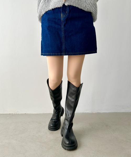 CLEA(クレア)の「裏起毛あったか着圧防寒厚手タイツ(タイツ/ストッキング・レディース・ブラック/ベージュ・FREE)」の13枚目の写真