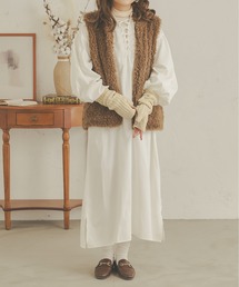 Ambre Neige | 【前後2WAY】レースアップボリュームワンピース/WEB/EC限定商品(ワンピース)