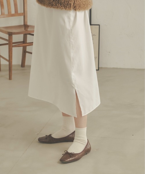 Ambre Neige(アンブルネージュ)の「【前後2WAY】レースアップボリュームワンピース/WEB/EC限定商品(ワンピース・レディース・オフホワイト/ライトブラウン/ダークブラウン・FREE)」の12枚目の写真