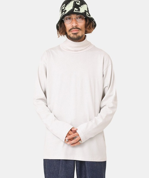PORT BY ARK（ポートバイアーク）の「【入荷禁止】PORT BY ARK / ポートバイアーク：Turtleneck LS：PO12-T001[COR]（Tシャツ/カットソー・メンズ・ブラック/グレー/オレンジ系その他・2/1）」の2枚目の写真