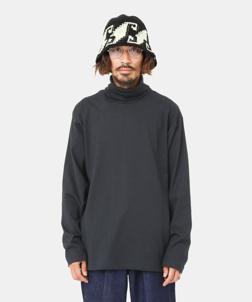 PORT BY ARK（ポートバイアーク）の「【入荷禁止】PORT BY ARK / ポートバイアーク：Turtleneck LS：PO12-T001[COR]（Tシャツ/カットソー・メンズ・ブラック/グレー/オレンジ系その他・2/1）」の11枚目の写真