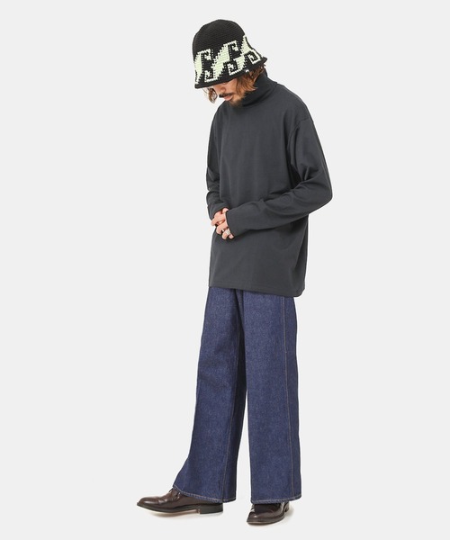 PORT BY ARK（ポートバイアーク）の「【入荷禁止】PORT BY ARK / ポートバイアーク：Turtleneck LS：PO12-T001[COR]（Tシャツ/カットソー・メンズ・ブラック/グレー/オレンジ系その他・2/1）」の14枚目の写真