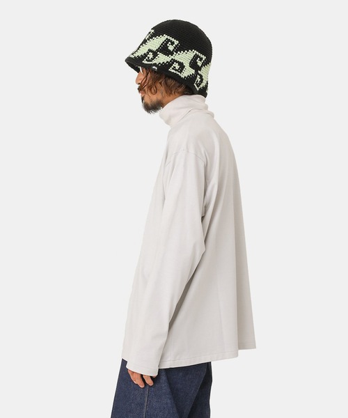 PORT BY ARK（ポートバイアーク）の「【入荷禁止】PORT BY ARK / ポートバイアーク：Turtleneck LS：PO12-T001[COR]（Tシャツ/カットソー・メンズ・ブラック/グレー/オレンジ系その他・2/1）」の22枚目の写真