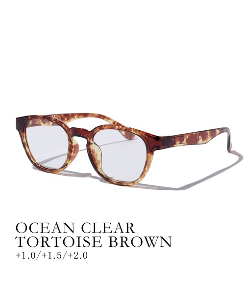 Jugaad14（ジュガードフォーティーン）の「【jugaad14】OCEAN CLEAR READING /老眼鏡（メガネ・メンズ・ブラック/グレー/ブラウン/ブラウン系/ダークブラウン系/ブラウン系1/ブラック系1・度数+1.0/度数+1.5/度数+2.0）」の7枚目の写真