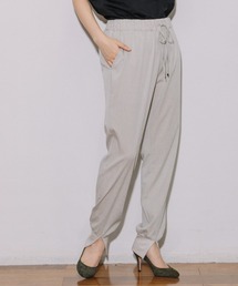 Munich（ミューニック）レーヨンラミーストレッチクロススリットリブパンツ/MN221P51