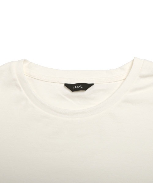 LUXSTYLE(ラグスタイル)の「無地クルーネックロンT(Tシャツ/カットソー・メンズ・杢グレー/ホワイト/ブラック・L/XL/M)」の14枚目の写真