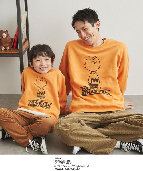 コラボレア商品　PEANUTS saucy dog スウェット L オレンジ PEANUTS × Saucy Dog スウェット L オレンジ - メルカリ