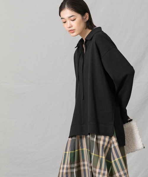 Acuta（アクータ）の「ブークレスキッパープルオーバー（Tシャツ/カットソー・レディース・ブラック・FREE）」の10枚目の写真