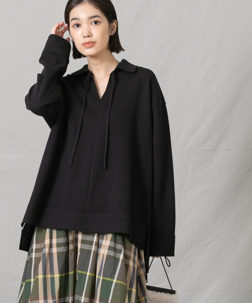 Acuta（アクータ）の「ブークレスキッパープルオーバー（Tシャツ/カットソー・レディース・ブラック・FREE）」の11枚目の写真