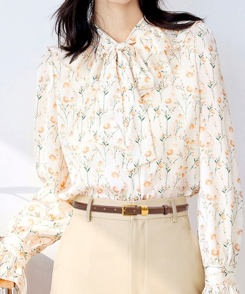 florist(フローリスト)の「【牛革】【高見え】ゴールドバックル×ステッチレザー細ベルト(ベルト・レディース・キャメル/グレー/ブラック・FREE)」の7枚目の写真