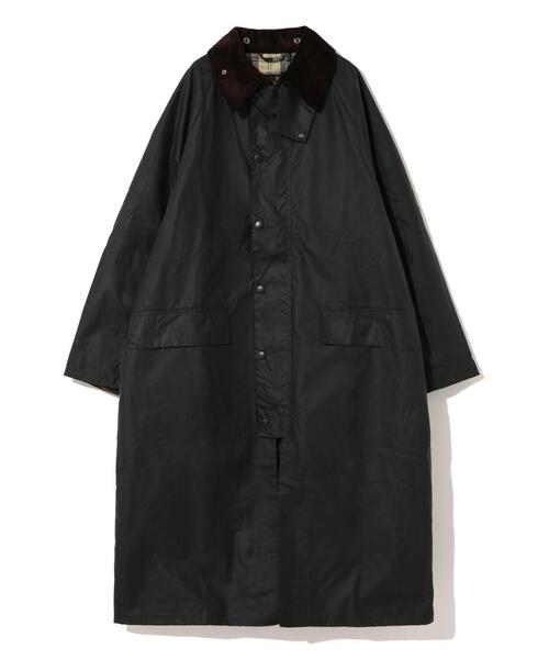 Barbour(バブアー)の「BARBOUR/バブアー/オーバーサイズBURGHLEYワックス/222MWX1674(ステンカラーコート・メンズ・ブラック/セージグリーン/その他10・40/38/42/36/34)」の1枚目の写真