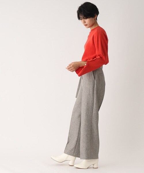 OPAQUE.CLIP(オペークドットクリップ)の「◆【C】ボタン使いデザインニット(ニット/セーター・レディース・アイボリー/ブラック/ライトパープル/レッド系1・40/38/36)」の22枚目の写真