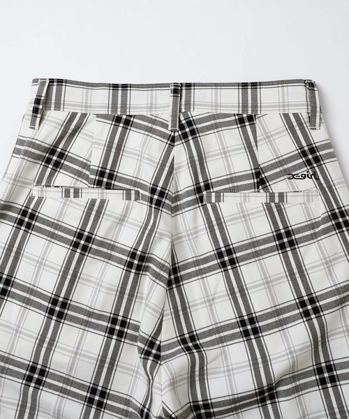 X-girl（エックスガール）の「PLAID STRAIGHT LEG PANTS（その他パンツ・レディース・ホワイト/グリーン/イエロー・XS/S/M）」の10枚目の写真