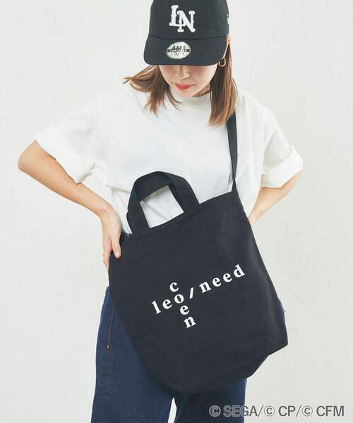coen（コーエン）の「プロジェクトセカイ×ZOZOTOWN　Leo/need コラボロゴトートバッグ（トートバッグ・レディース・ブラック/オフホワイト・FREE）」の8枚目の写真
