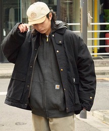 Carhartt（カーハート）の「carhartt(カーハート) Midweight Hooded Zip Sweat  オーバーサイズ裏起毛フルジップパーカー（パーカー）」
