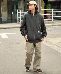 Carhartt(カーハート)の「carhartt(カーハート) Midweight Hooded Zip Sweat オーバーサイズ裏起毛フルジップパーカー(パーカー)」