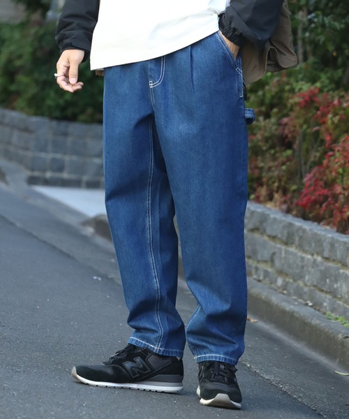 Dickies(ディッキーズ)の「【GENUINE DICKIES/ジェニュインディッキーズ】バックシャーリングペインターパンツ(チノパンツ・メンズ・アイボリー/ブラック/ベージュ/インディゴブルー/ストライプ/カーキ/ネイビー/ブルー系その他・M/L/XL)」の1枚目の写真