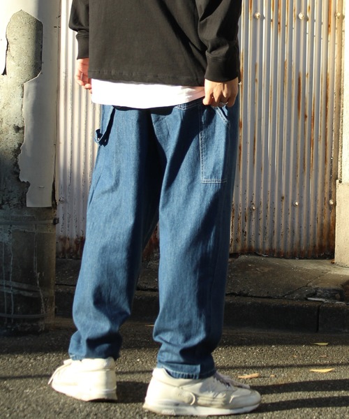 Dickies(ディッキーズ)の「【GENUINE DICKIES/ジェニュインディッキーズ】バックシャーリングペインターパンツ(チノパンツ・メンズ・アイボリー/ブラック/ベージュ/インディゴブルー/ストライプ/カーキ/ネイビー/ブルー系その他・M/L/XL)」の7枚目の写真